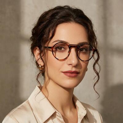 Barrie Tortoise Round Glasses