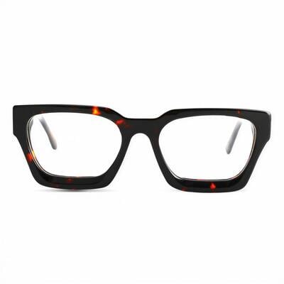 Eugene Lunettes Carrées Écaille
