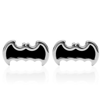 Jeulia Black Bat Wings Inspired Copper Men's Cufflinks