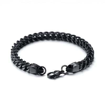 Jeulia Bracelet Homme Dominateur en Acier Inoxydable