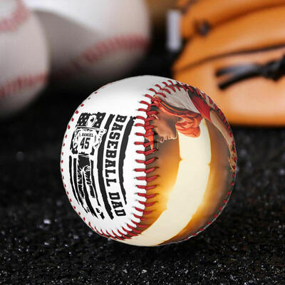 Customized Baseball to Add Name and Number for Dad