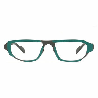 Deliaoa Green Rectangle Glasses