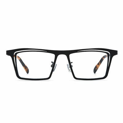 Marina Black Rectangle Glasses