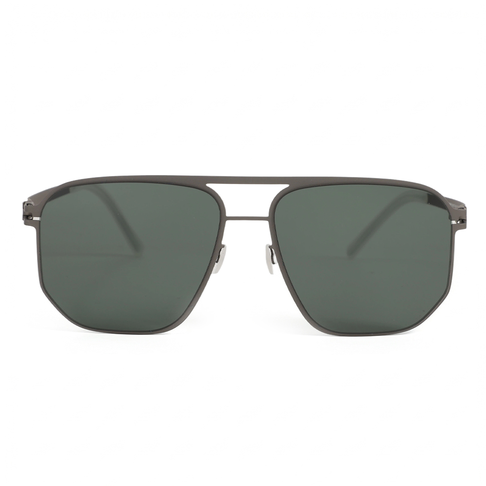 Sylvia Gray Aviator Sunglasses