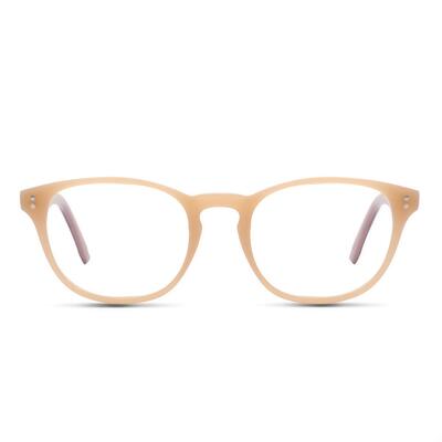 Tommy Beige Quadratische Brille