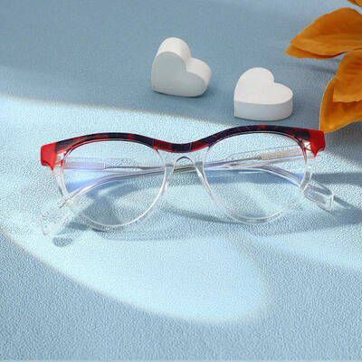 Attlee Transparente Runde Brille