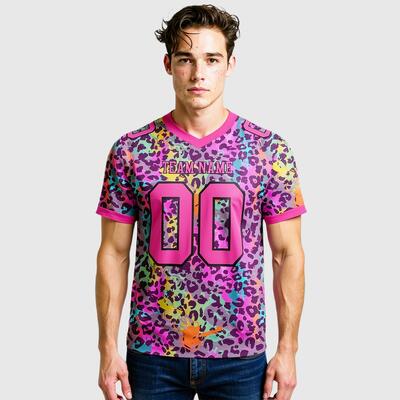 Urban Art Football Jerseys Hand-Drawn Graffiti Effects & Authentic 3D Mesh Perfect for City League Teams