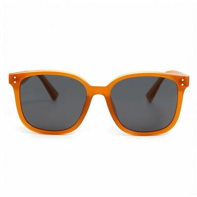 Bruce Orange Square Sunglasses