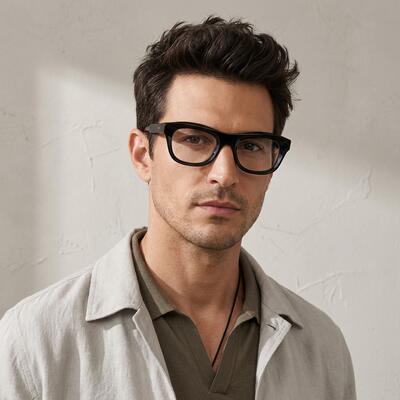 Raleign Lunettes Carrées Noires