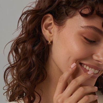 "Holy Bright" Hoop Earrings