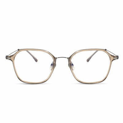 Elsie Champagne Geometric Glasses