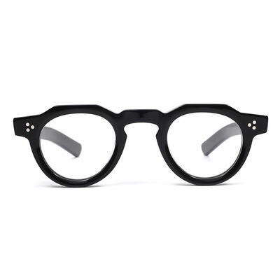 Cedrica Black Round Glasses
