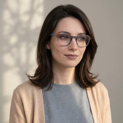 Osborn Gray Square Glasses