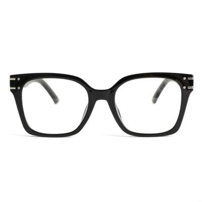 Sharon Schwarze Quadratische Brille