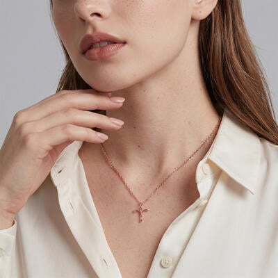 "Heart of the Faith" Heart Cut Necklace