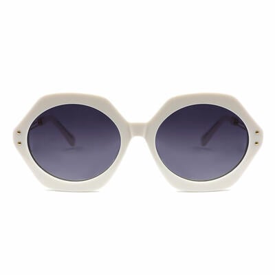 Mathilde Lunettes de soleil Géométriques Beiges