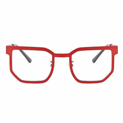 Bello Red Square Glasses