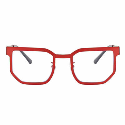 Bello Red Square Glasses