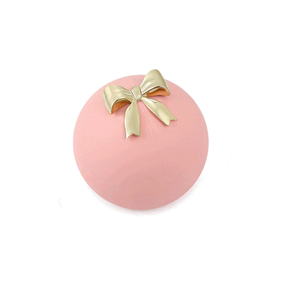 Jeulia Fashion Bow Pink Ring Box Jewelry Organizer