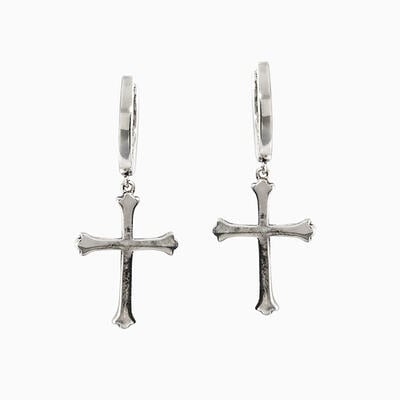 Jeulia "Sünderkreuz" Sterling Silber Ohrringe
