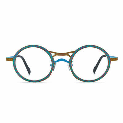Bart Blue Round Glasses