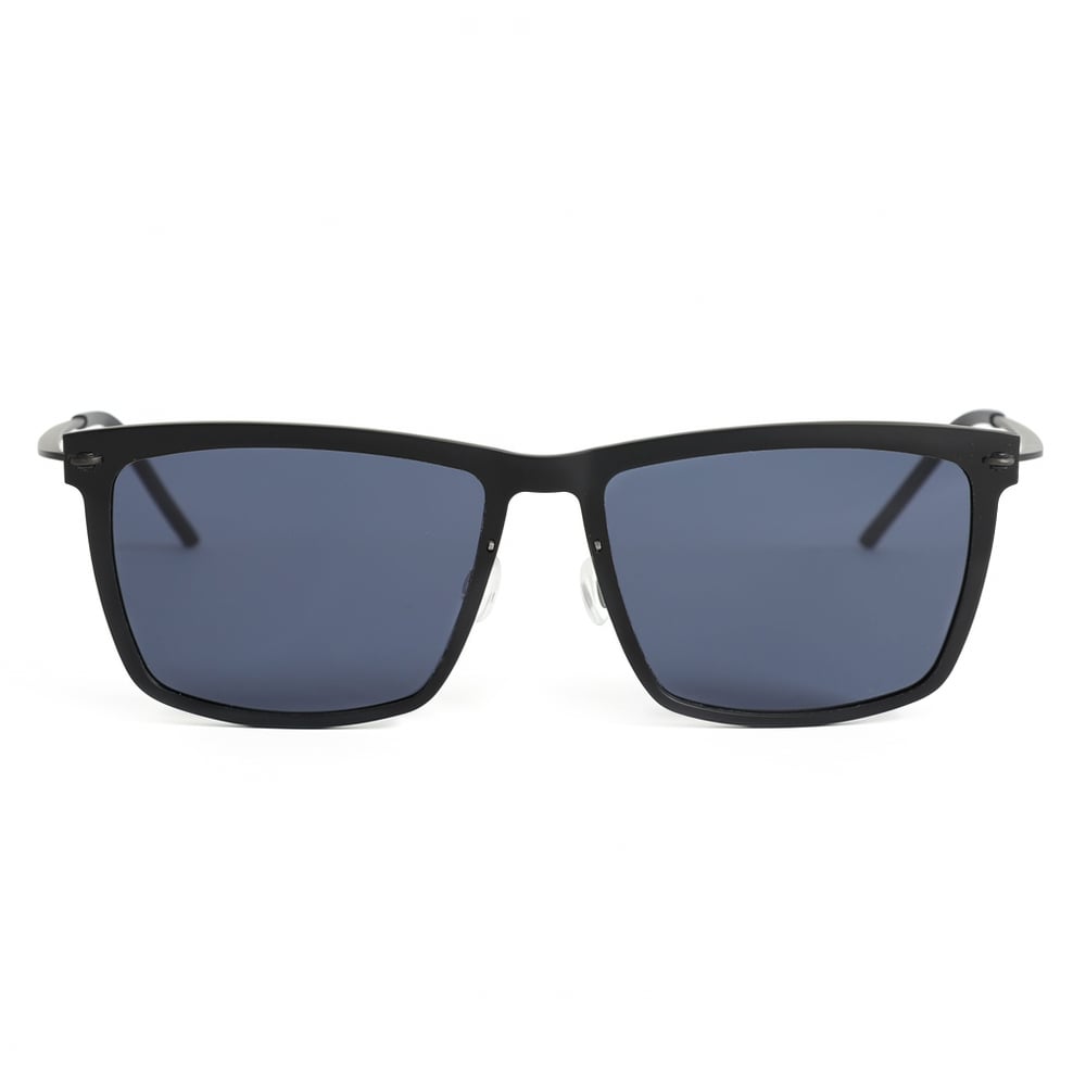 Adam Black Rectangle Sunglasses