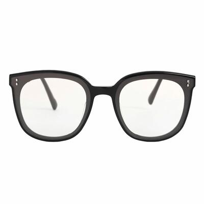 Foster Schwarze Quadratische Sonnenbrille