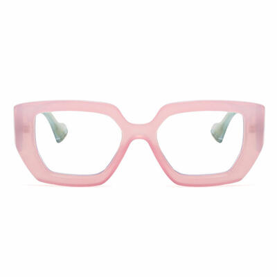 Ceolin Pink Rectangle Glasses