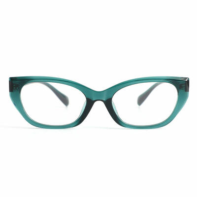 Faithe Lunettes Cat Eye Vertes