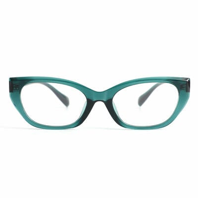 Faithe Lunettes Cat Eye Vertes