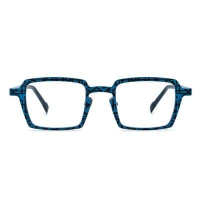 Fanny Blaue Quadratische Brille