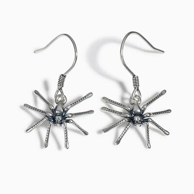 Jeulia Spider Design Sterling Silver Earrings