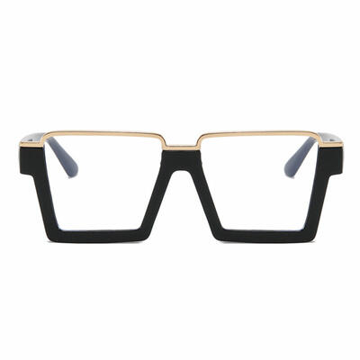 Une Lunettes Carrées Noires