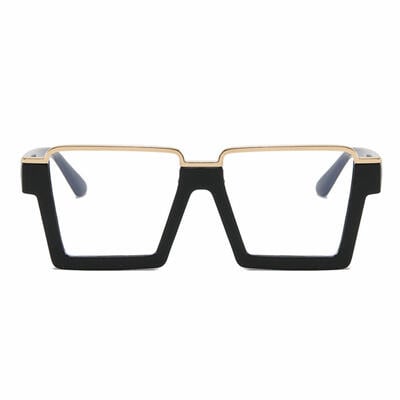 Une Lunettes Carrées Noires