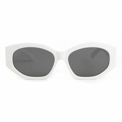 Smith White Geometric Sunglasses