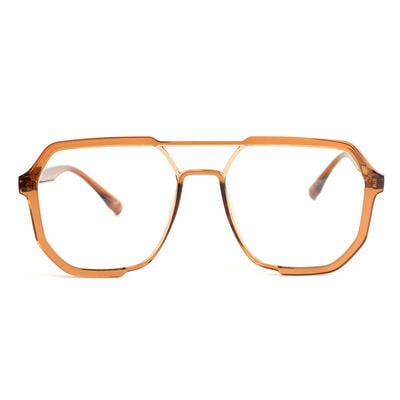 Carter Orange Aviator Glasses
