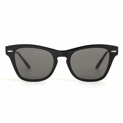 Olivia Lunettes de soleil Carrées Noires