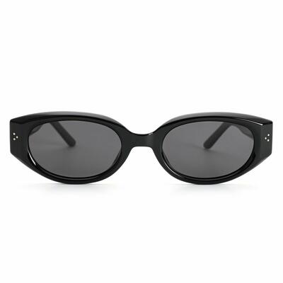 Carl Schwarze Cat Eye Sonnenbrille