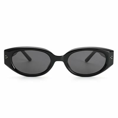 Carl Schwarze Cat Eye Sonnenbrille