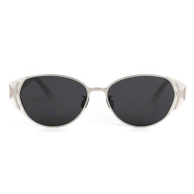 Clark Lunettes de soleil Cat Eye Transparentes