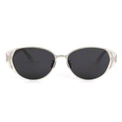 Clark Lunettes de soleil Cat Eye Transparentes