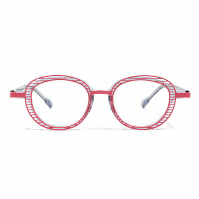 Zenob Lunettes Ovales Roses