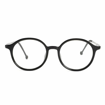 Abner Black Round Glasses