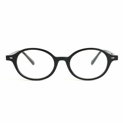 Dick Black Oval Glasses