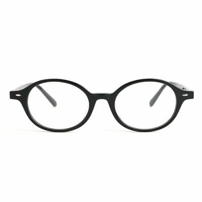 Dick Black Oval Glasses