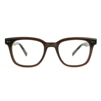 Irma Braune Quadratische Brille