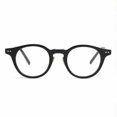 Young Black Round Glasses