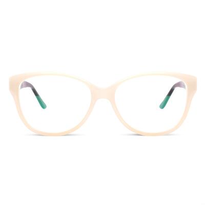Thomps Beige Quadratische Brille