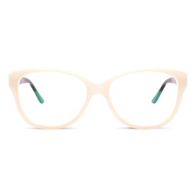Thomps Beige Quadratische Brille