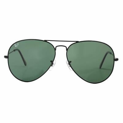 Gusta Black Aviator Sunglasses